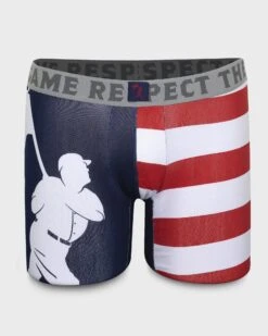 Flag Man Boxer Briefs - Red, White And Blue-6611397312582