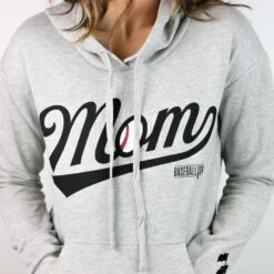 Baseball Mom Women's Hoodie-1543898071110 -Baseball Equipment Store Baseball Mom Hoodie Detail 3