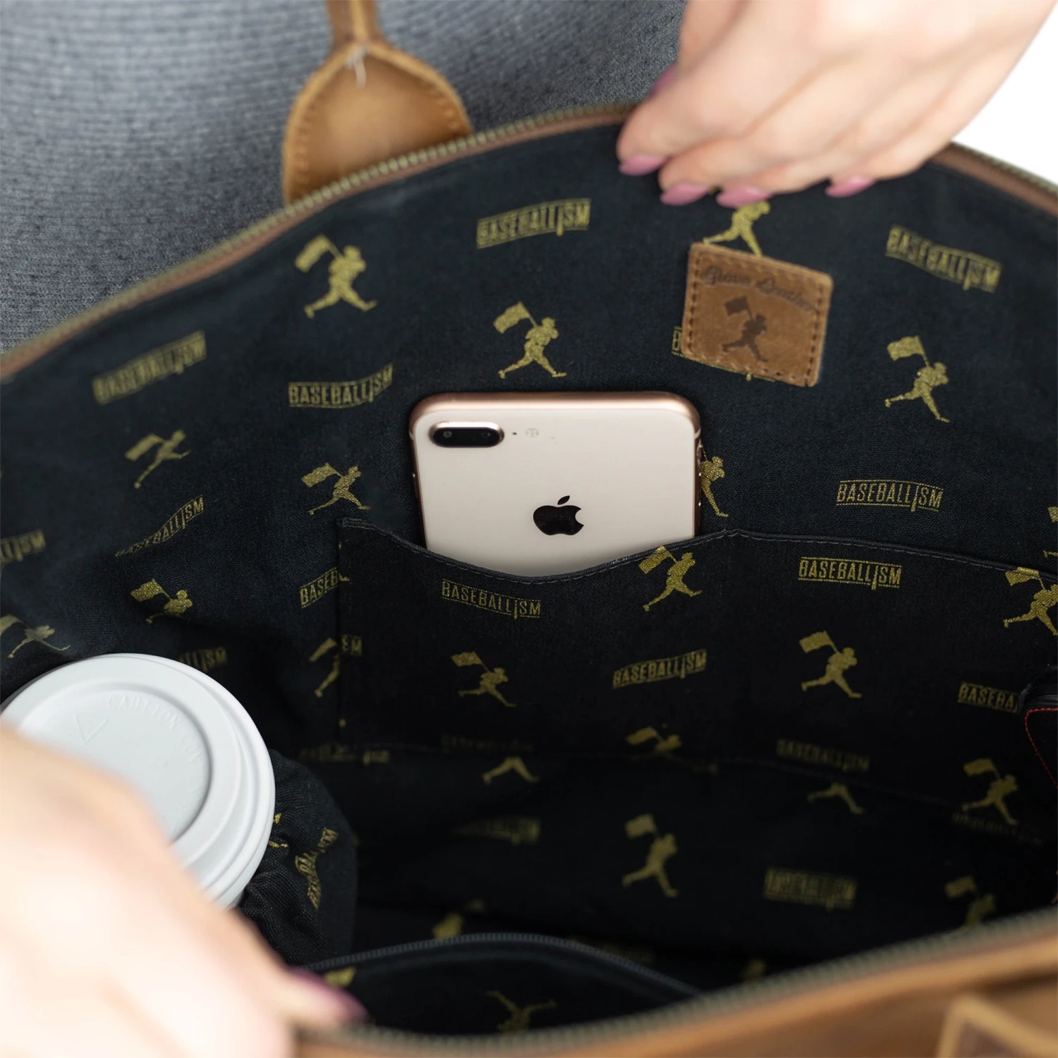 Cathy Zip Tote - Toffee-4728356307014 10 Cathy Zip Tote - Toffee-4728356307014 - Image 8