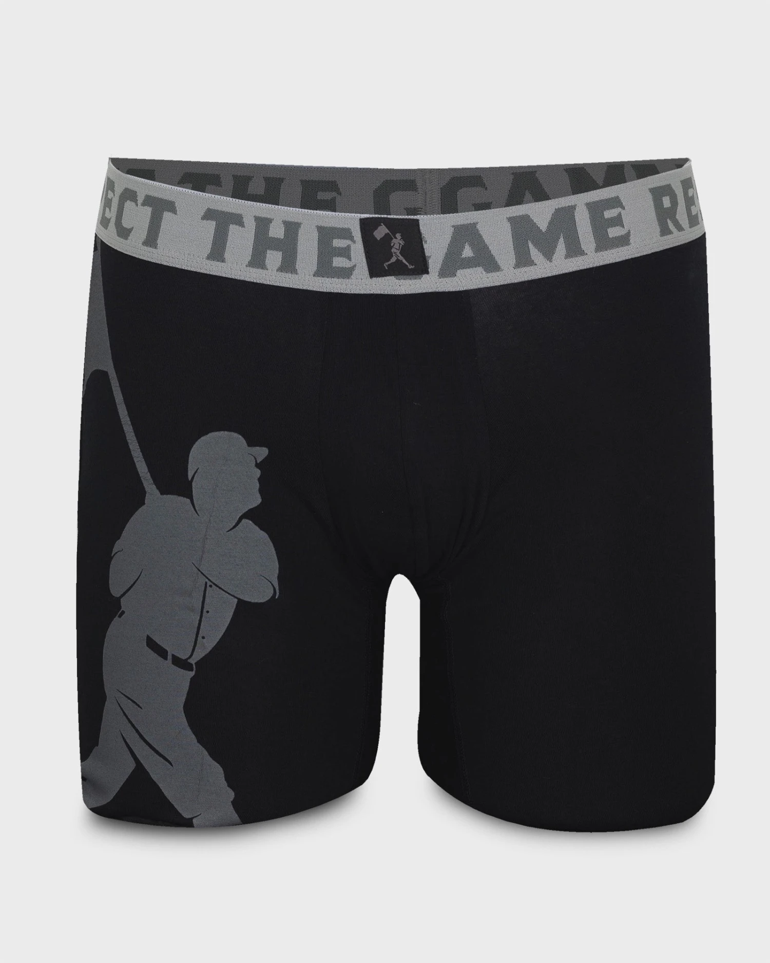 Flag Man Boxer Briefs - Black/Grey-6611397214278 3 Flag Man Boxer Briefs - Black/Grey-6611397214278