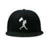 Flag Man Cap - Black And White-2054164021318 -Baseball Equipment Store Flagman Black Cap 1
