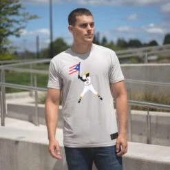 Clemente Swinging Flag-3855131607110 -Baseball Equipment Store Flying Flag Lifestyle 2