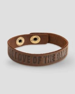 For Love Of The Game Single Loop Bracelet - Dark Brown-7284871888966