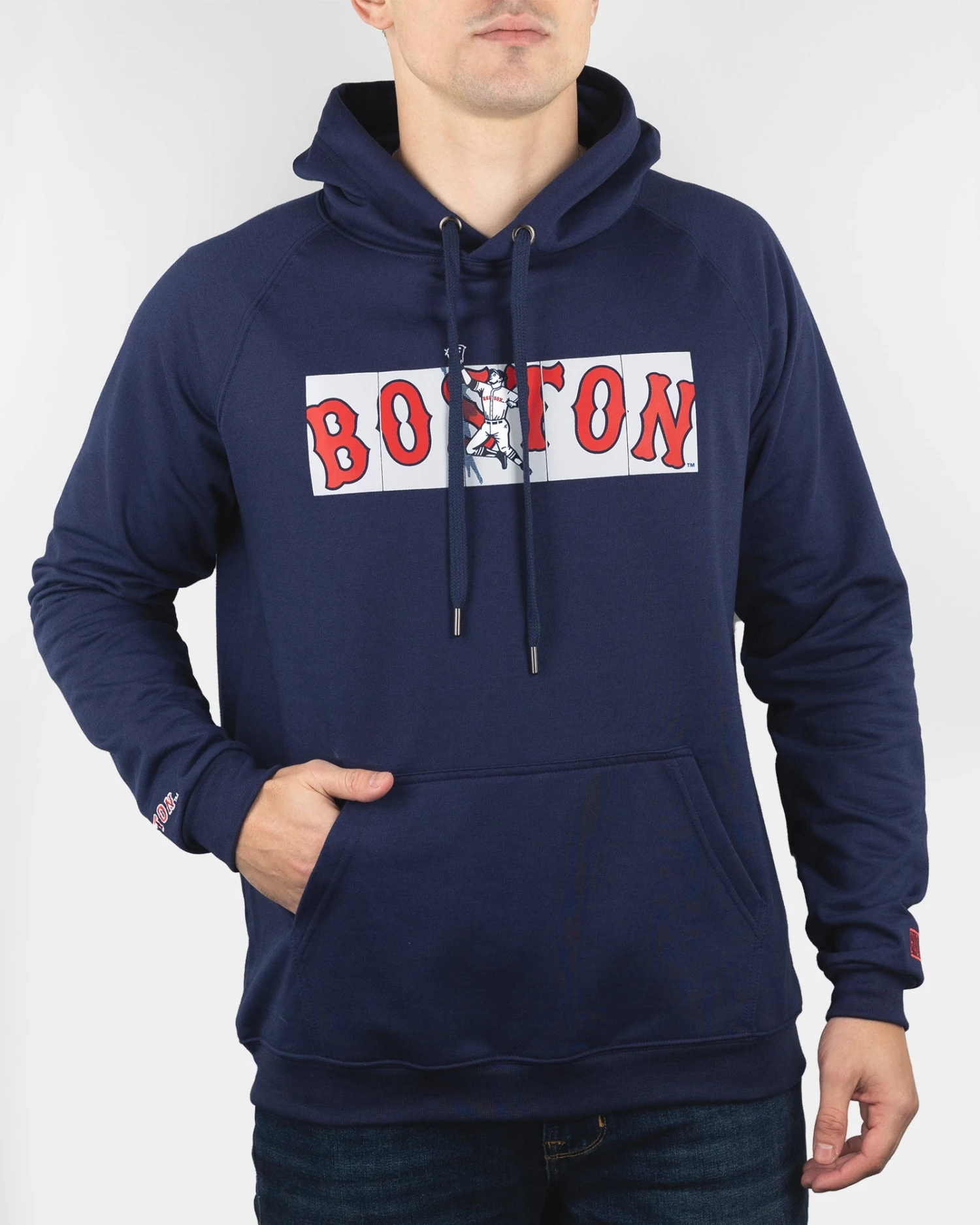 Outfield Fence Hoodie - Boston Red Sox-6659121381446 3 Outfield Fence Hoodie - Boston Red Sox-6659121381446