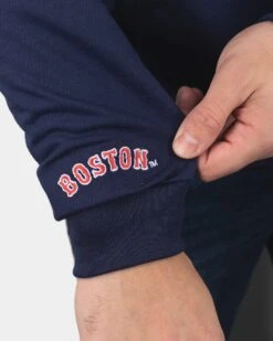 Outfield Fence Hoodie - Boston Red Sox-6659121381446 7 Outfield Fence Hoodie - Boston Red Sox-6659121381446 -Baseball Equipment Store MLBOutfieldFenceHoodie Boston4