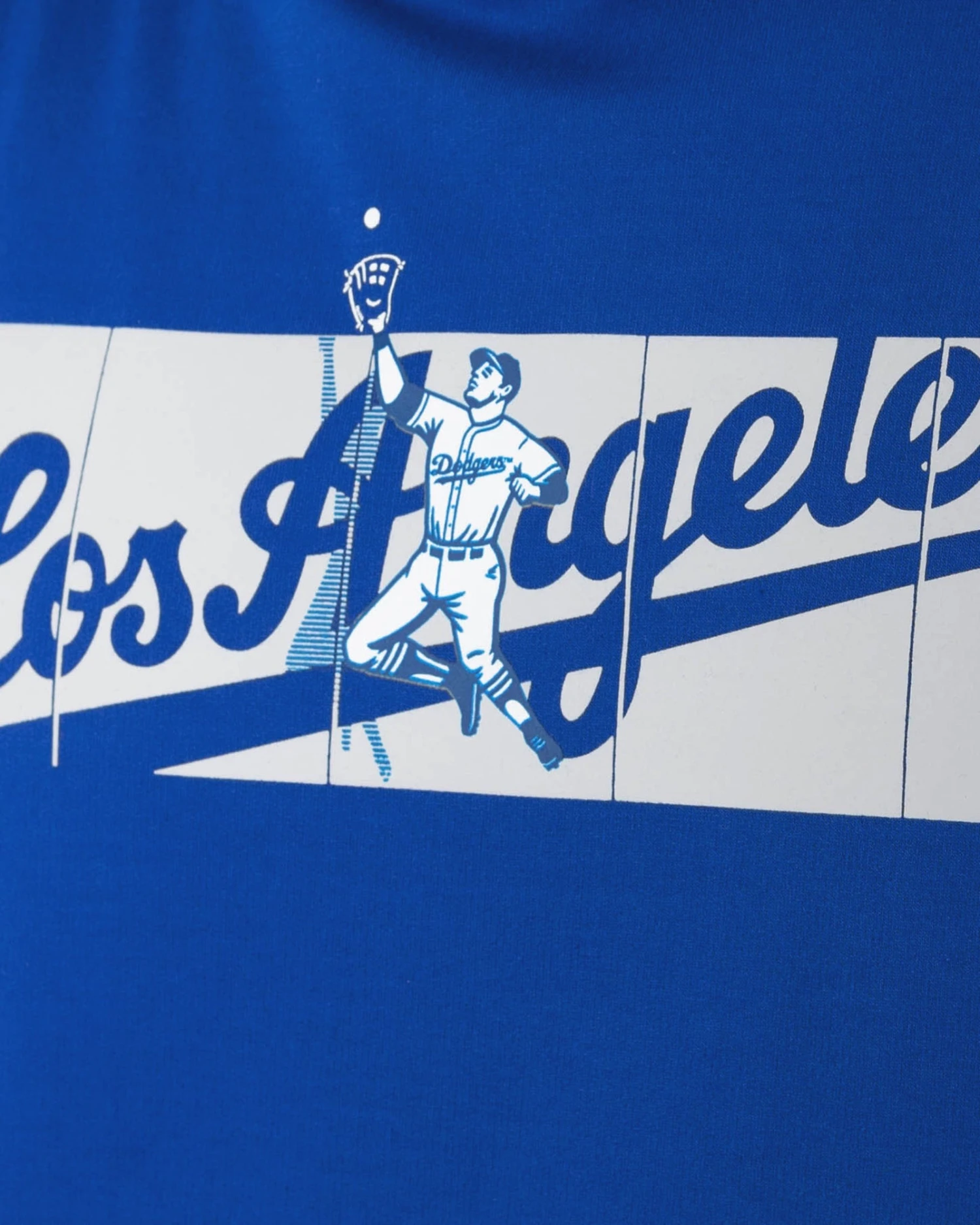 Outfield Fence Hoodie - Los Angeles Dodgers-6659140714566 4 Outfield Fence Hoodie - Los Angeles Dodgers-6659140714566 - Image 2