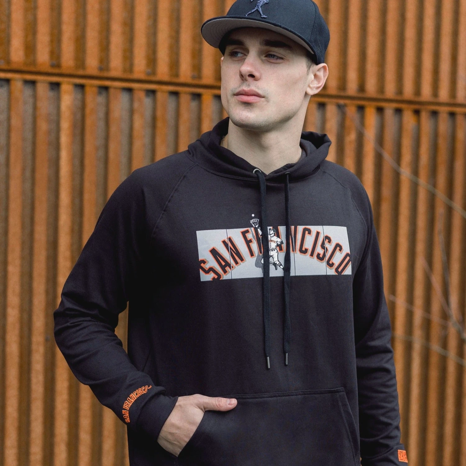 Outfield Fence Hoodie - San Francisco Giants-6659140911174 8 Outfield Fence Hoodie - San Francisco Giants-6659140911174 - Image 6