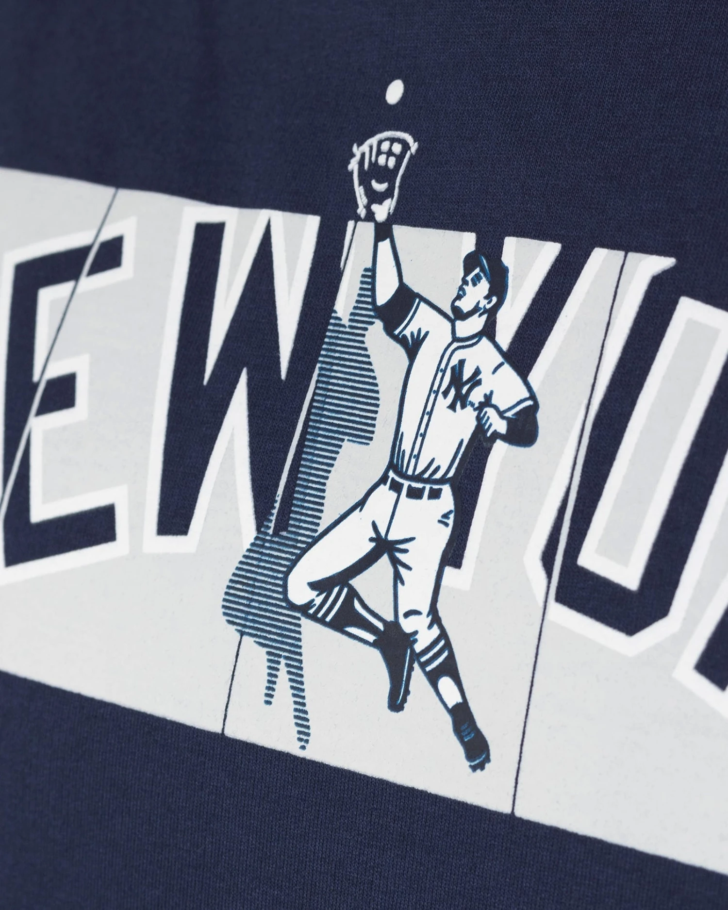 Outfield Fence Hoodie - New York Yankees-6659140845638 4 Outfield Fence Hoodie - New York Yankees-6659140845638 - Image 2