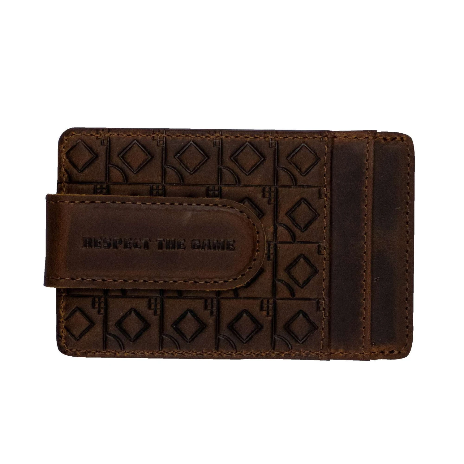 Flag Man Money Clip Wallet - Glove Leather-2042699251782 3 Flag Man Money Clip Wallet - Glove Leather-2042699251782
