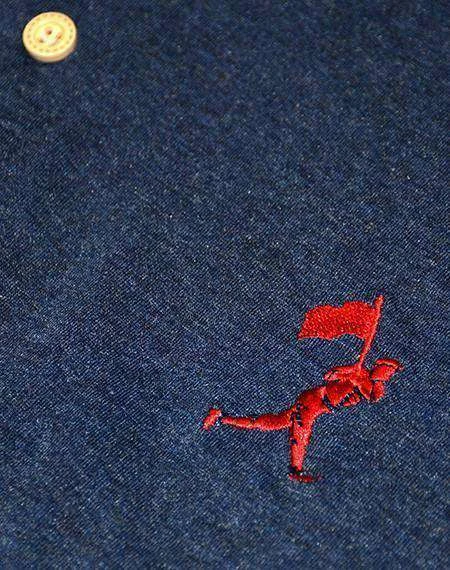 Flag Man Summer Polo - Navy-7835425797 4 Flag Man Summer Polo - Navy-7835425797 - Image 2