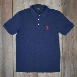 Flag Man Summer Polo - Navy-7835425797 7 Flag Man Summer Polo - Navy-7835425797 -Baseball Equipment Store NavyPolo Wood