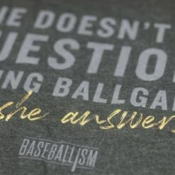 She Answers Them - Warm-up Tee-2034171838534 11 She Answers Them - Warm-up Tee-2034171838534 -Baseball Equipment Store She Answers Them Detail
