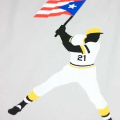 Clemente Swinging Flag-3855131607110 -Baseball Equipment Store Swinging Flag Detail 1