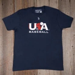 Baseballism X USA Baseball - Navy-6554644774982 -Baseball Equipment Store USABBLogoNavy Wood