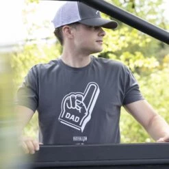 Number One Dad-7412360413254 -Baseball Equipment Store baseballism 1 dad tee 004