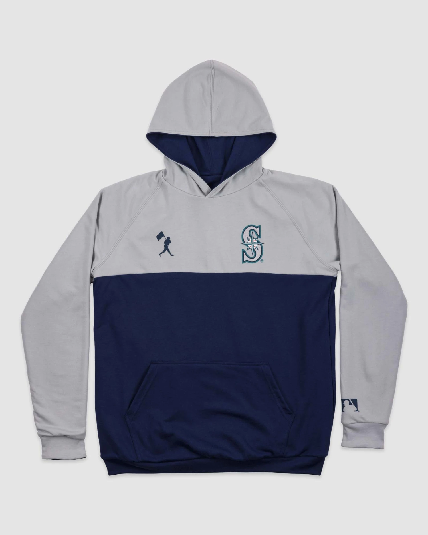 Double Play Reversible Hoodie - Seattle Mariners-7129467453510 5 Double Play Reversible Hoodie - Seattle Mariners-7129467453510 - Image 3