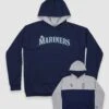 Double Play Reversible Hoodie - Seattle Mariners-7129467453510 -Baseball Equipment Store baseballism MLB doubleplay hoodie mens Mariners 005