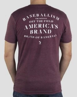 America's Brand Stencil-6659031007302 -Baseball Equipment Store baseballism americas brand stencil tee 2