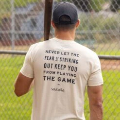 No Fear - Babe Ruth Collection-6889415344198 21 No Fear - Babe Ruth Collection-6889415344198 -Baseball Equipment Store baseballism babe ruth quote mens tee 004