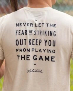 No Fear - Babe Ruth Collection-6889415344198 19 No Fear - Babe Ruth Collection-6889415344198 -Baseball Equipment Store baseballism babe ruth quote mens tee 006
