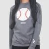 Stitched Heart Seams Baseball Crew Neck - Women's-6950733185094 1 Stitched Heart Seams Baseball Crew Neck - Women's-6950733185094 -Baseball Equipment Store baseballism baseball heart womens crewneck 001