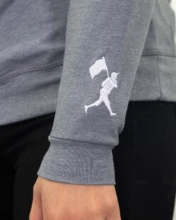 Stitched Heart Seams Baseball Crew Neck - Women's-6950733185094 -Baseball Equipment Store baseballism baseball heart womens crewneck 004