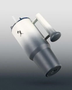 Ballpark Tumbler - 40oz - Morning Fog-7283937640518 -Baseball Equipment Store baseballism bat handle tumbler gradient 001