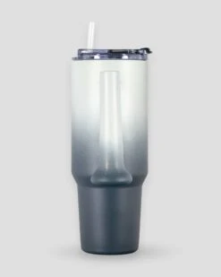 Ballpark Tumbler - 40oz - Morning Fog-7283937640518 -Baseball Equipment Store baseballism bat handle tumbler gradient 003