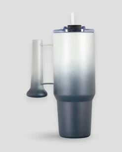 Ballpark Tumbler - 40oz - Morning Fog-7283937640518 -Baseball Equipment Store baseballism bat handle tumbler gradient 004