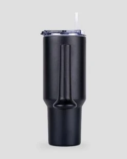 Ballpark Tumbler - 40oz - Onyx Eye Black-7180941590598 -Baseball Equipment Store baseballism bat handle tumbler onyx 002 469654be c1b2 4f30 ae7a 33eb55b79684