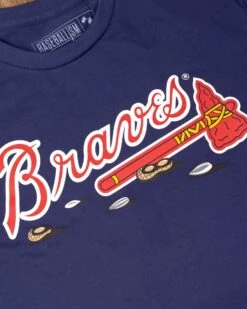 Get Your Peanuts! - Atlanta Braves-6759753384006 -Baseball Equipment Store baseballism bleacher seats mens tee braves 005