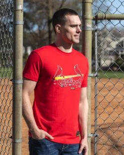 Get Your Peanuts! - St. Louis Cardinals-6759751712838 -Baseball Equipment Store baseballism bleacher seats mens tee cardinals 003