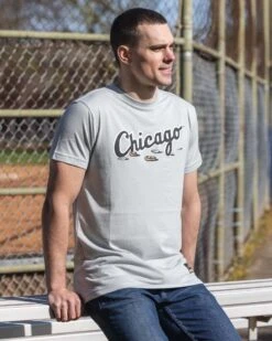 Get Your Peanuts! - Chicago White Sox-6759757152326 -Baseball Equipment Store baseballism bleacher seats mens tee whitesox 003