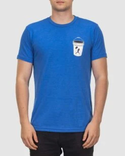 Bucket 2.0 (Blue)-6978832007238 -Baseball Equipment Store baseballism bucket tee mens blue 001