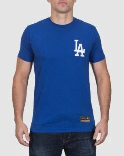 Bear Flag - Los Angeles Dodgers-6966394421318 -Baseball Equipment Store baseballism cali bear mens tee Dodgers 001