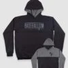 Baseballism Classic Double Play Reversible Hoodie (Black/Grey)-7152990421062 2 Baseballism Classic Double Play Reversible Hoodie (Black/Grey)-7152990421062 -Baseball Equipment Store baseballism classic double play hoodie mens 005