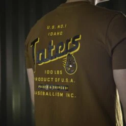 Idaho Taters-7204464656454 11 Idaho Taters-7204464656454 -Baseball Equipment Store baseballism farmball taters mens tee 005