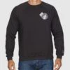 Flag Man Badge Crew Neck (Black)-6867146539078 2 Flag Man Badge Crew Neck (Black)-6867146539078 -Baseball Equipment Store baseballism flagman badge crewneck black 001
