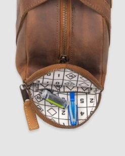 Glove Leather Toiletry Bat Bag - Scorebook-7143776813126 14 Glove Leather Toiletry Bat Bag - Scorebook-7143776813126 -Baseball Equipment Store baseballism flagman toiletry bag 007