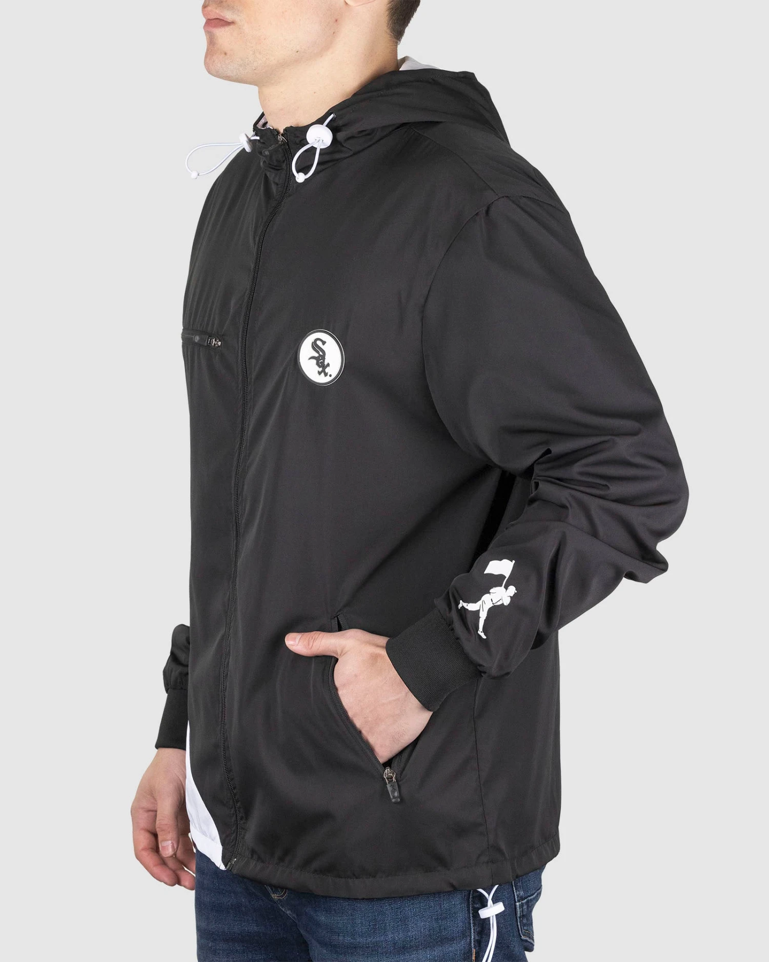 For Love Windbreaker - Chicago White Sox-6659746955334 5 For Love Windbreaker - Chicago White Sox-6659746955334 - Image 3