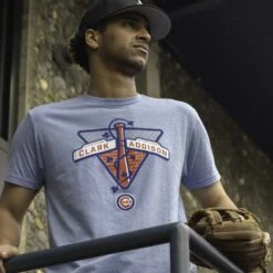Clark & Addison - Chicago Cubs-7174093963334 -Baseball Equipment Store baseballism mlb clark and addison cubs mens tee 003