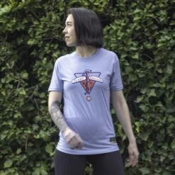 Clark & Addison Women's Warm-Up Tee - Chicago Cubs-7285345648710 9 Clark & Addison Women's Warm-Up Tee - Chicago Cubs-7285345648710 -Baseball Equipment Store baseballism mlb clark and addison cubs womens tee 003