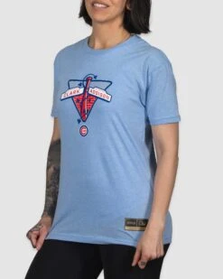 Clark & Addison Women's Warm-Up Tee - Chicago Cubs-7285345648710