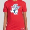 Texas Proud Women's Warm-Up Tee (Red) - Texas Rangers-7295402311750 -Baseball Equipment Store baseballism mlb homegrown rangers womens tee 001