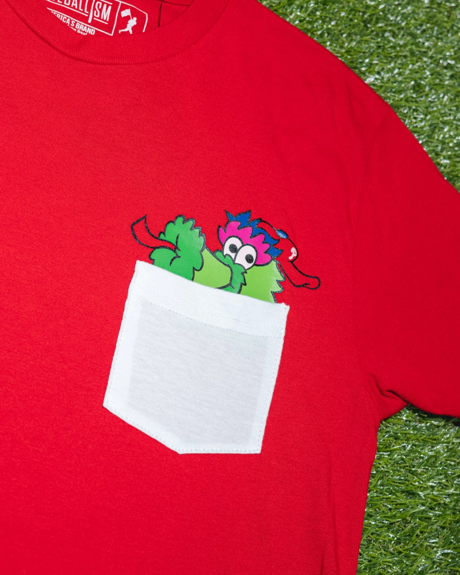 Mascot Pocket Tee - Philadelphia Phillies-6973343268934 5 Mascot Pocket Tee - Philadelphia Phillies-6973343268934 - Image 3