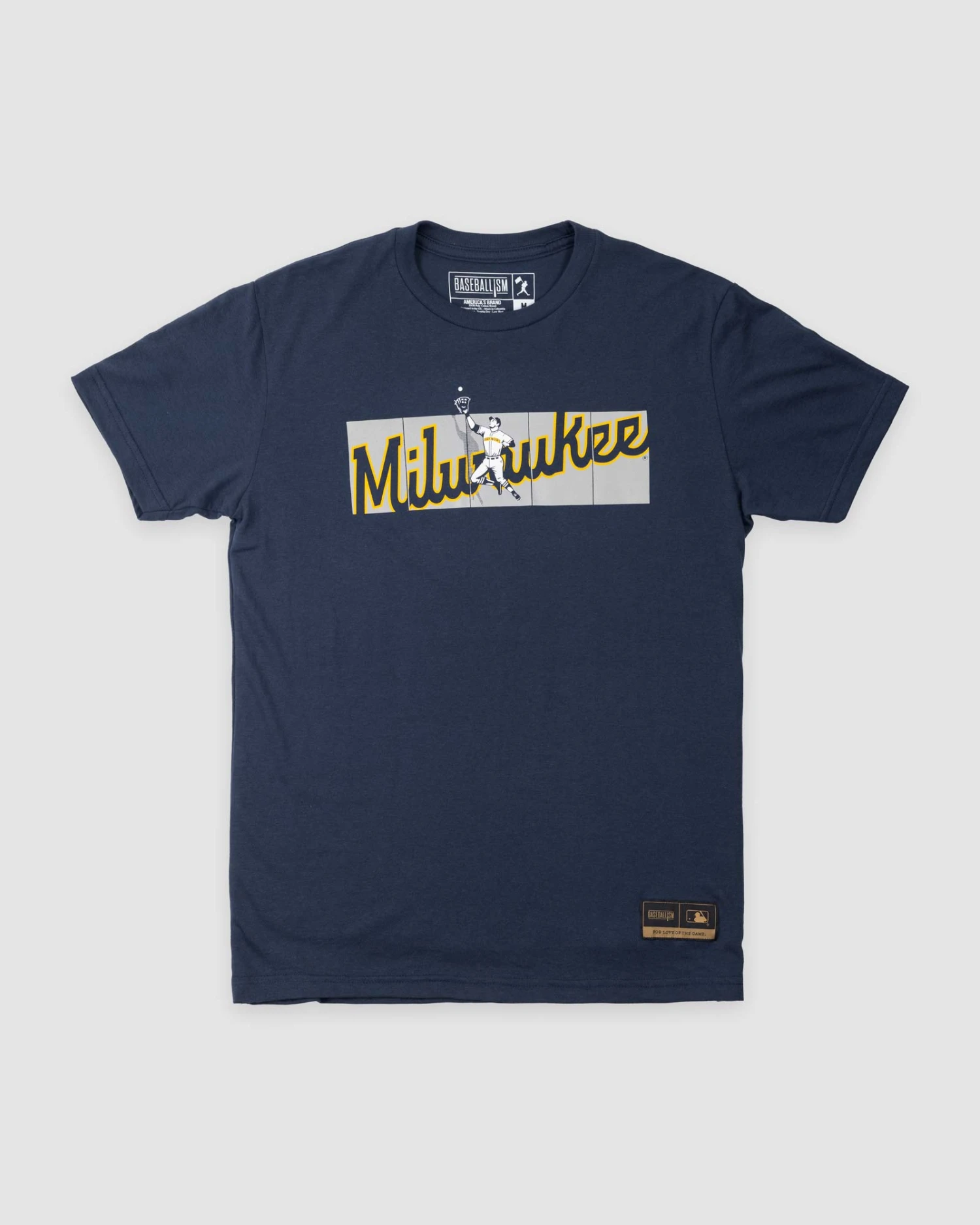 Outfield Fence Tee - Milwaukee Brewers-7083607851078 3 Outfield Fence Tee - Milwaukee Brewers-7083607851078