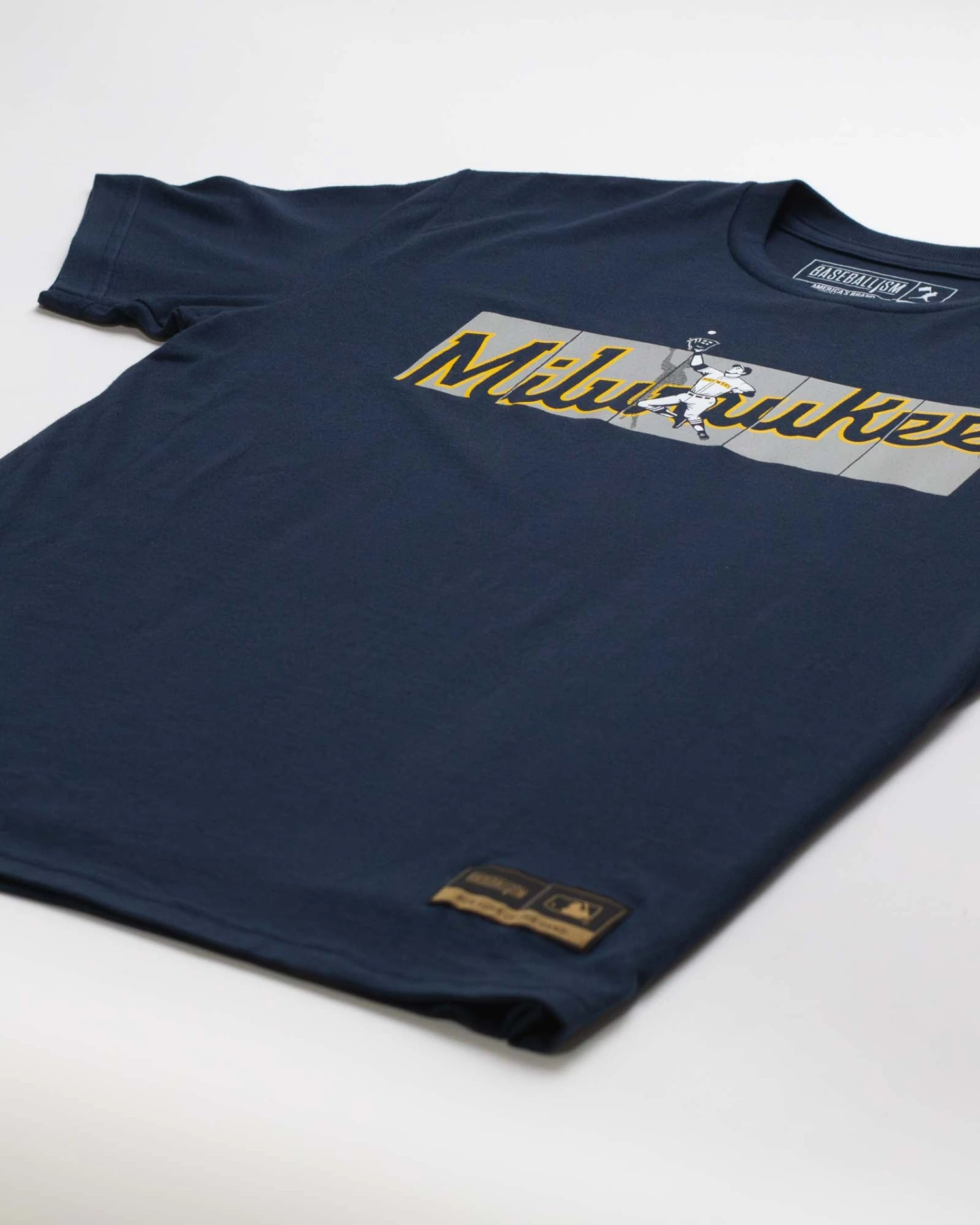 Outfield Fence Tee - Milwaukee Brewers-7083607851078 6 Outfield Fence Tee - Milwaukee Brewers-7083607851078 - Image 4