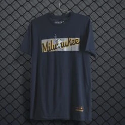 Outfield Fence Tee - Milwaukee Brewers-7083607851078 11 Outfield Fence Tee - Milwaukee Brewers-7083607851078 -Baseball Equipment Store baseballism mlb outfield fence mens tee Brewers 008