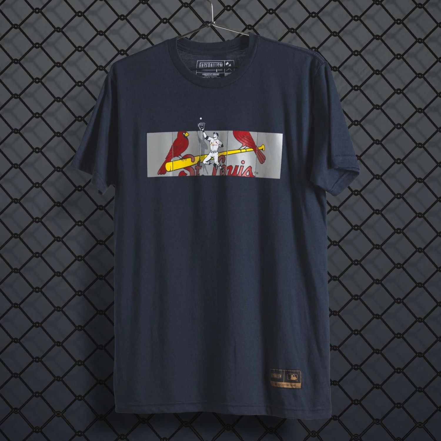 Outfield Fence Tee - St. Louis Cardinals-7083606343750 7 Outfield Fence Tee - St. Louis Cardinals-7083606343750 - Image 5