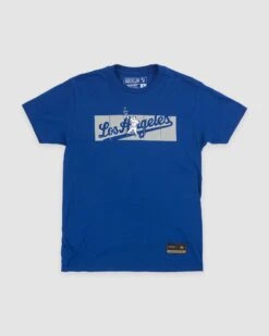 Outfield Fence Tee - Los Angeles Dodgers-7083606409286